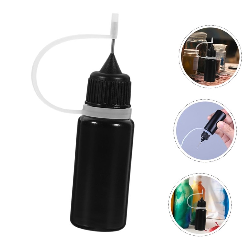 STOBOK 10pcs Precision Tip Applicator Bottles For Crafting And Glue