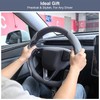 Funda para volante Tesla modelo 3/Y 2016-2025 2026 Juniper/Highland (gris)