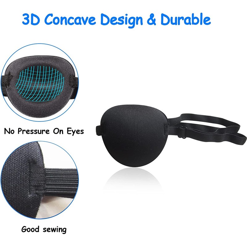 2 Pcs Eye Patch, Adjustable Eye Patches, Medical Eye Patch,