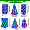 3Dgenius 6 Pack Spiral Cone Fidget Toys 3D Printed Spiral