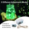 chzk 8 Pack Green Fairy Lights 7Ft 20 LED Twinkle