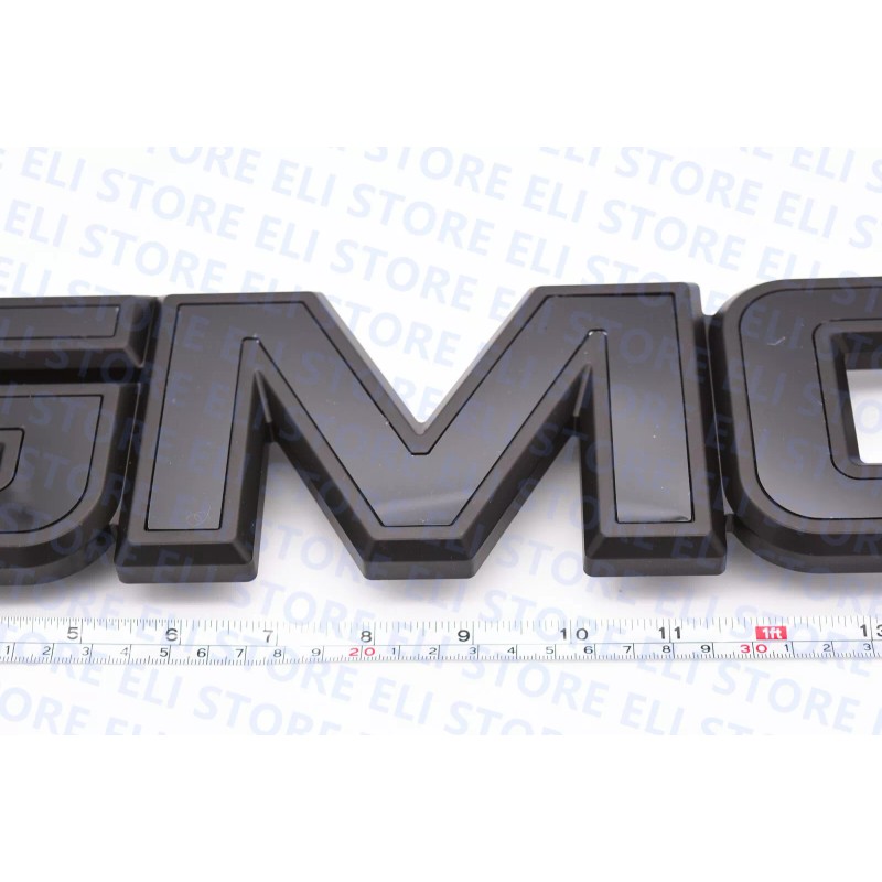 General Motors 2014-2019 GMC Sierra Black Emblem Package Front &