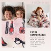 Cosmetic and Makeup Theme Throw Blanket, Perfume Lipstick Flower Blanket,