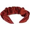 styleBREAKER Women's Hairband with Shimmering Braided Surface in Ruffled Look,