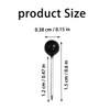 500 Pieces Map Push Pins, Small Round Head Marking Pins,