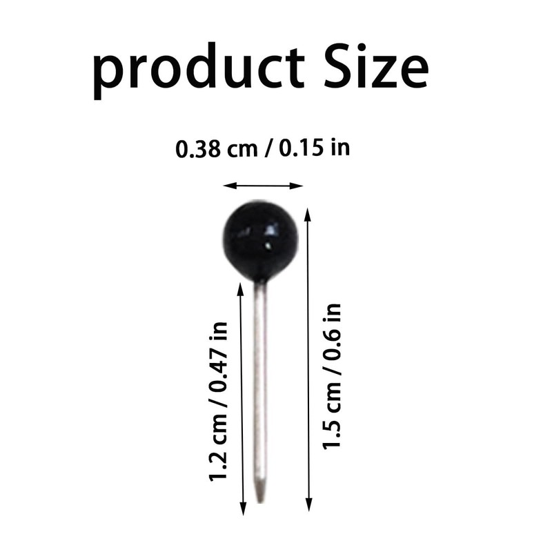 500 Pieces Map Push Pins, Small Round Head Marking Pins,