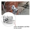 ZCJSZP Motorcycle Extension Windshield Universal Adjustable Clip Spoiler Shield Screen