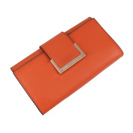 PAUL COSTELLOE Genuine Leather Women's Wallet - Designer RFID-Blocking Bifold Clutch with Multiple Card Slots & Zip Coin Pocket - Available in 6 Stylish Colours, Alto (Harvest Pumpkin)