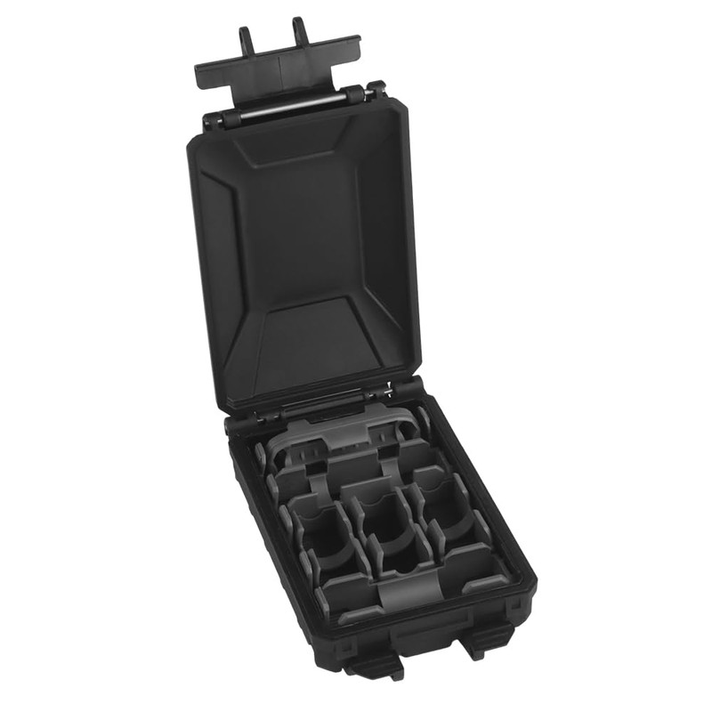 Modular Battery Storage Case with Movable Inserts, MOLLE Rugged Organizer