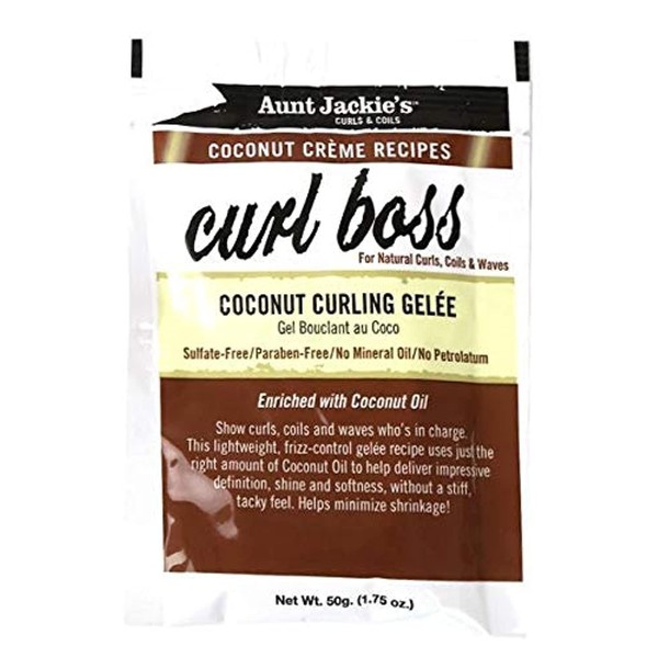 Aunt Jackie's Coconut Curl Boss Curling Gelee Packette