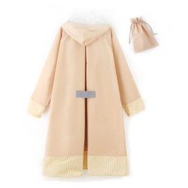 SPRING SEAON Women's Raincoat, For Commuting to Work or School, Bicycle, Moped Rainwear, beige