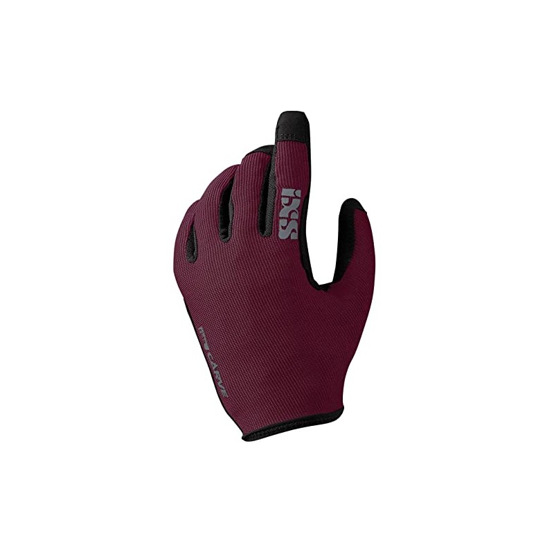 IXS Carve Gloves Purple - Ergonomic Robust MTB Gloves, Size