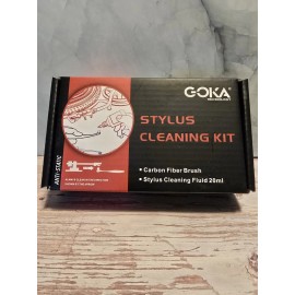 Goka Stylus Cleaning Set Sapele Wood Handle Includes Stylus Cleaning Fluid