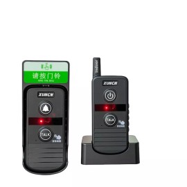 가정용 무선초인종 음성 인터폰 양방향 초인종 주택 [Q. 검정 내부 2] Home Wireless Doorbell Voice Intercom Two-Way Doorbell for Houses [Q. Black Interior 2]