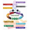 Anxiety Spiritual Stress Relief Fidget Chakra Healing Crystals Beaded Bracelets