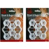 Chef Craft FBA_ Bread and Bagel Clip, White