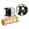 3/4" DC 24V Normally Closed Brass Electric Solenoid Magnetic Valve