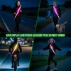 Samlior LED Reflective Belt Sash, Rechargeable LED Light Night Safety