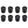 uxcell 8Pcs Inserts for Round Tubes with M6 Thread, for