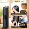 Electric Pepper Grinder Stainless Steel Wireless Visual Pepper Salt Grinder