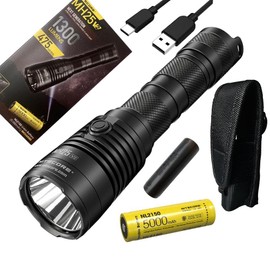 Nitecore MH25 V2 MH25 v2 Type-C USB Rechargeable LED Flashlight - 1300 Lumens, 475 Meters