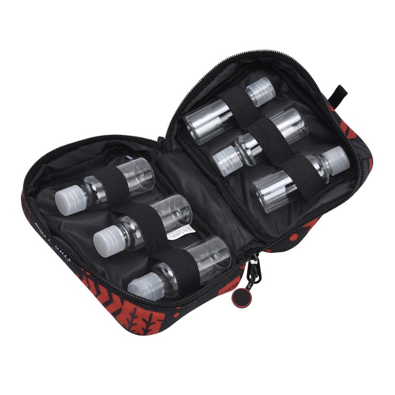 6pcs Camping Spice Containers Mini Portable Transparent Spice Jar Kit