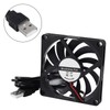 DIANN 2pcs 8010 Cooling Fan 5V 0.27A USB 80x80x10mm Brushless