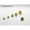 Dome Nuts Brass M6, 6mm Inner Diameter x 11.5mm Height