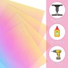 JMIATRY 4PCS Iridescent Acrylic Sheet 1/8 Thick Translucent Color Acrylic