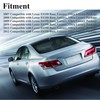 ATUOTPO Driver Side Bottom Leather Perforated Seat Cover Gray #LA15