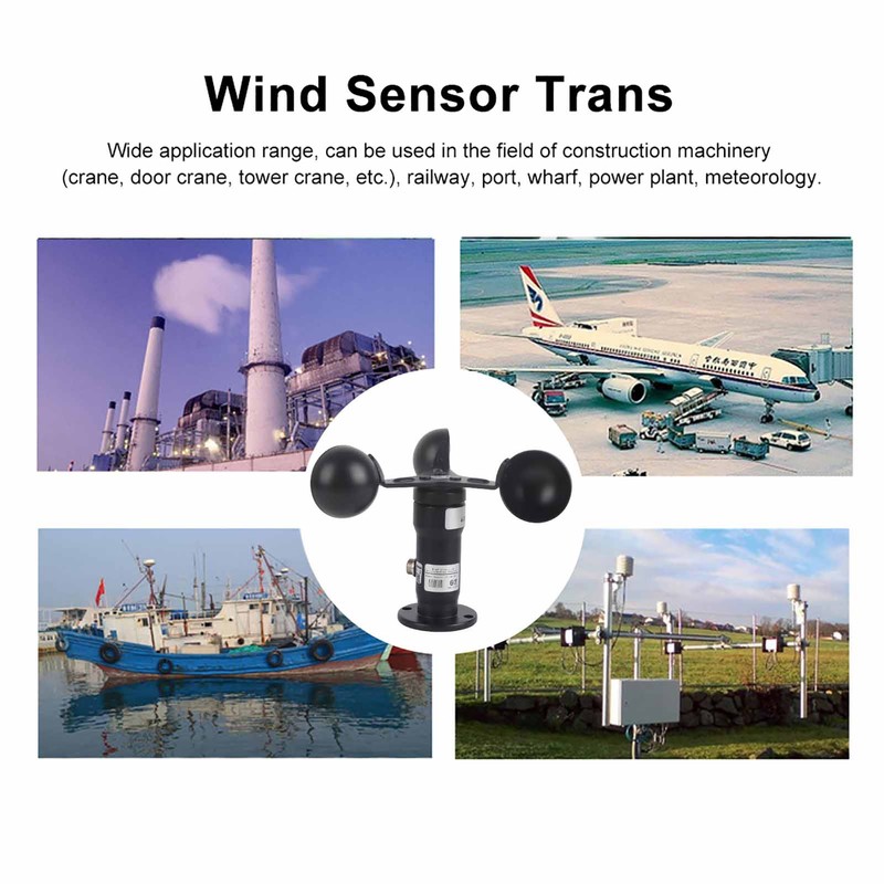 4-20mA Pulse Signal Output Aluminum Alloy Wind Speed Sensor Anemometer