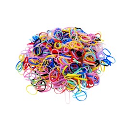 MYGLOAR Pack of 500 Rubber Bands, Colourful, Assorted Colours, Rubber Bands, Wide Household Rubber, Rubber Bands, Elastic Stretchy Rubber Bands for Home, Office, School (5 Colours)