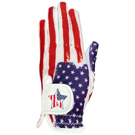 Giggle Golf - Women's USA Golf Glove (X-Large, Worn On Right Hand)