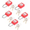 5 Sets 38mm Lockout Lock Insulation LOTO Nylon PA Steel