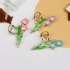 Pink Tulip Flower Metal Hair Claw Clips, Large Hair Claw