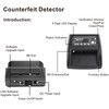 Mini UV Counterfeit Bill Detector EUR Money Counter Automatic Money