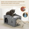 Cat Bed for Indoor Cats, House for Large & Multiple