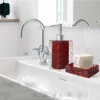 LUANT 5-Piece Resin Bathroom Accessory Set with Soap Dish, Dispenser,