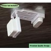 Garage Door Mounting Bracket Compatible with SimpliSafe Entry Sensors –