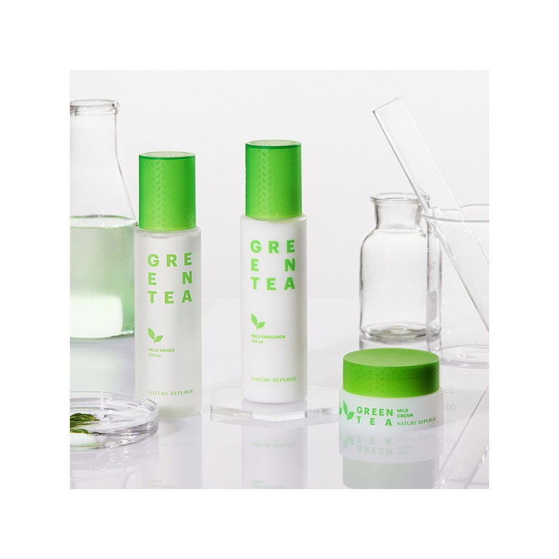 Nature Republic Clear Green Tea Water Skin Care Set /