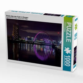 CALVENDO Puzzle - Bridge Over the Clyde in Glasgow - 1000 Pieces Photo Puzzle for Happy Hours