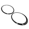 KIMISS Headlight Trim, Headlight Retainer Ring, Pair of Headlight Trim