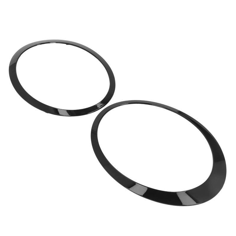 KIMISS Headlight Trim, Headlight Retainer Ring, Pair of Headlight Trim