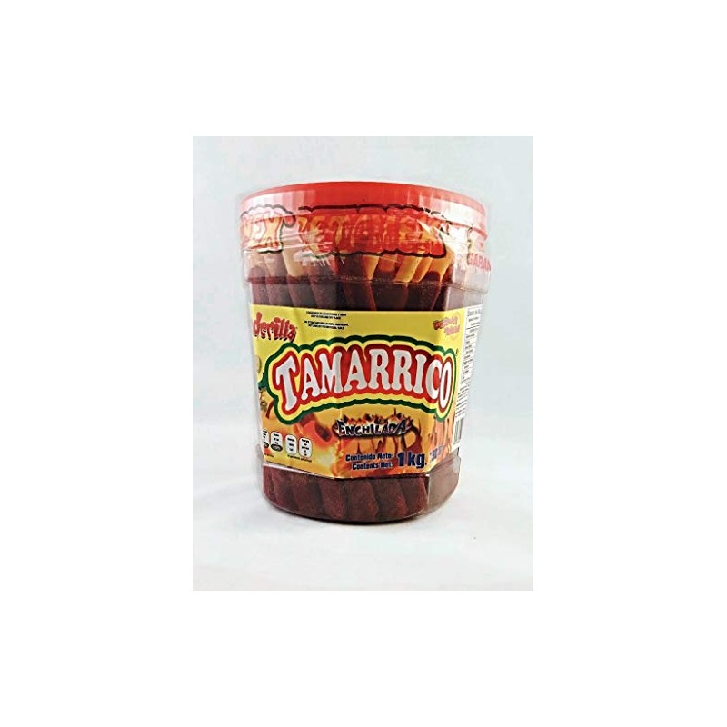 Tamarrico Tarugos Tamarindo with Chile Mexican Tamarind Candy Sticks 50