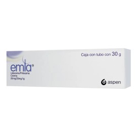 Emla Cream 5% – Crema Tópica Anestésica Lidocaína + Prilocaína – 30 g