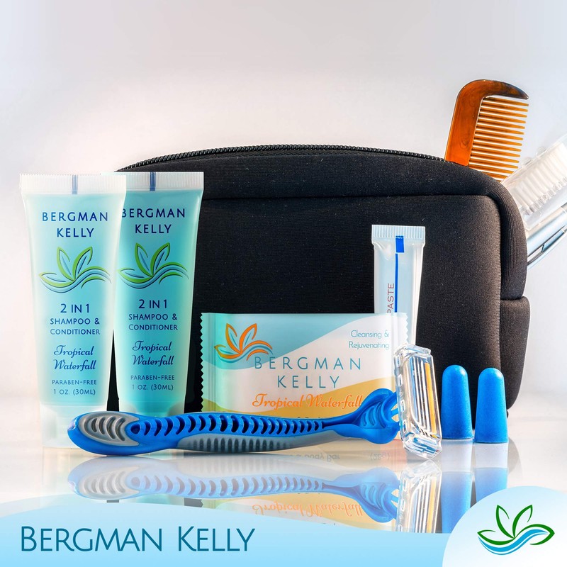BERGMAN KELLY Rectangle Soap Bars, 2in1 Shampoo & Conditioner 2-Piece