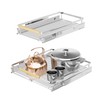 SANNO Expandable Pull Out Cabinet Organizer, Heavy Duty Under Sink