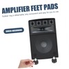 TEHAUX 4Pcs Speaker Isolation Feet Pads Durable Subwoofer Stand Mats