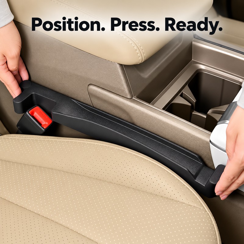 Car Seat Gap Filler Organizer for Driver or Passenger Side
