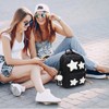 SilTriangle 3 Pcs Y2K Star Backpack Set with Lunch Bag
